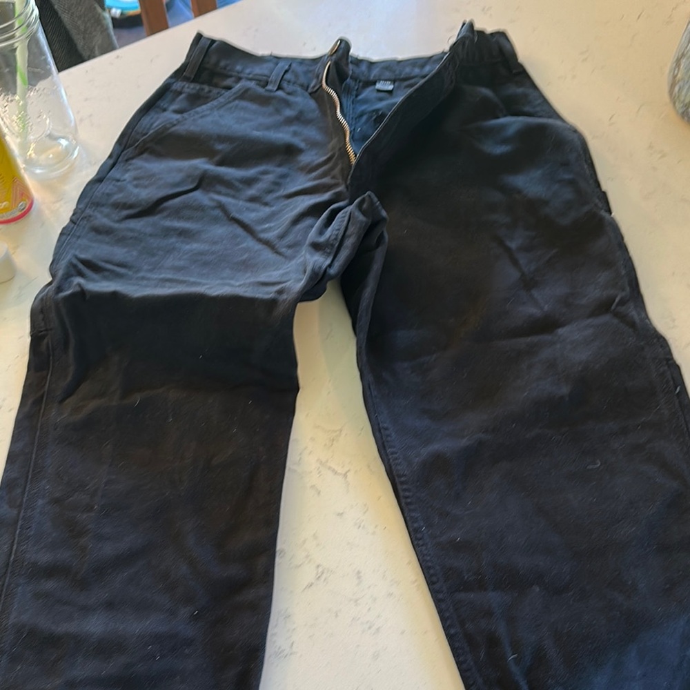 Carhartt Men's loose fit Black Pants 33x30